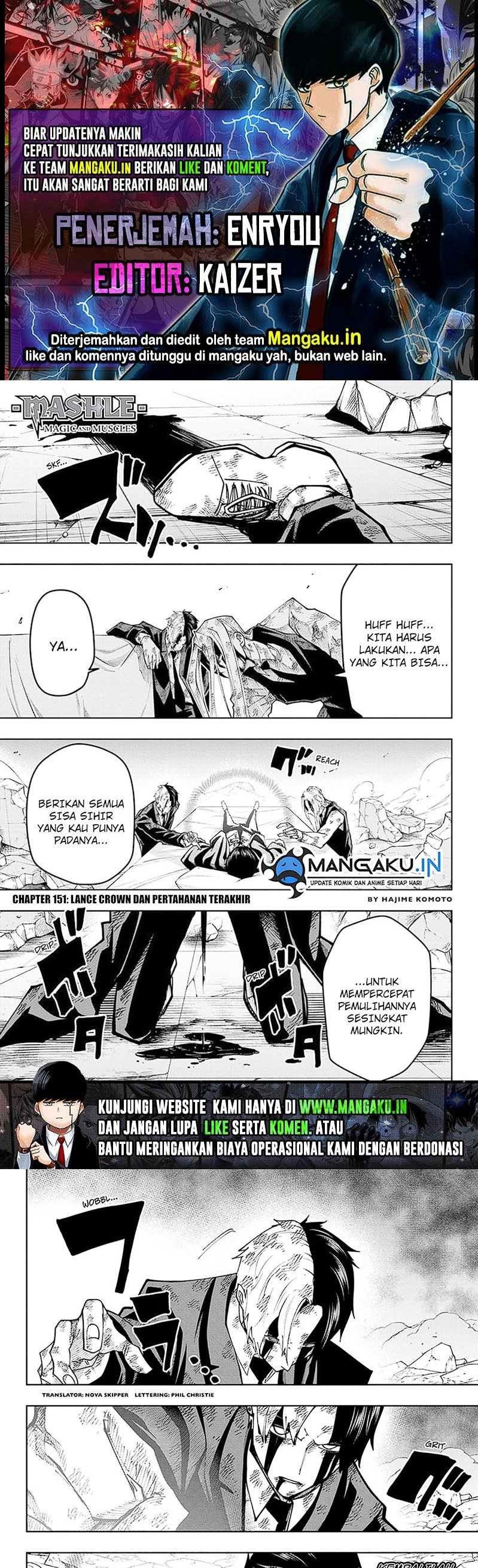 Mashle: Magic And Muscles Chapter 151 - 55