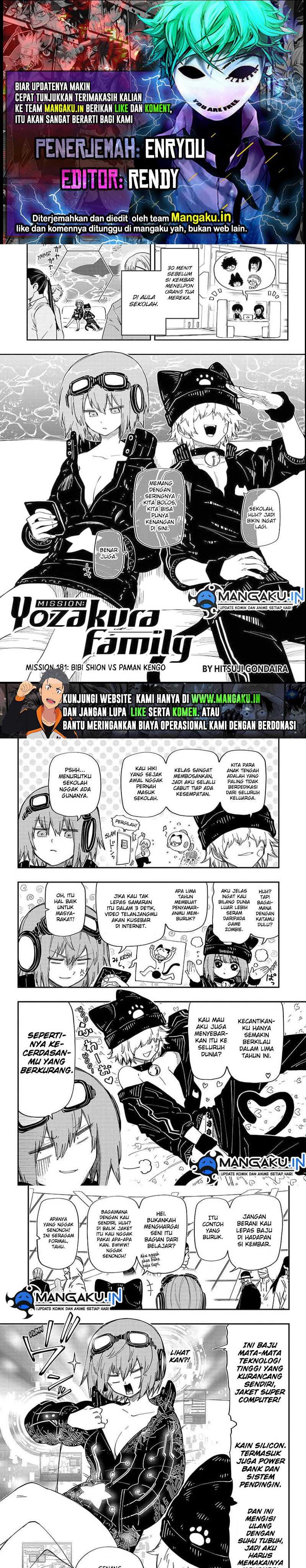 Mission: Yozakura Family Chapter 181 - 43