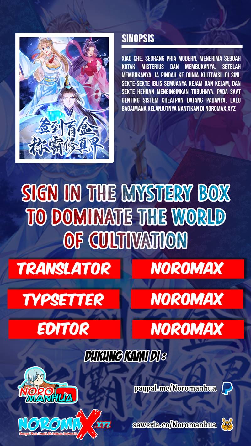 Sign In The Mystery Box To Dominate The World Of Cultivation Chapter 67 - 127