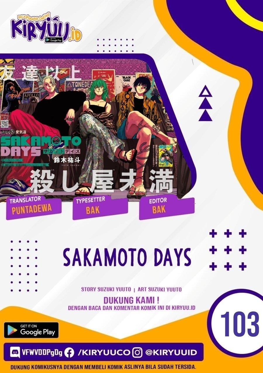Sakamoto Days Chapter 103 - 109