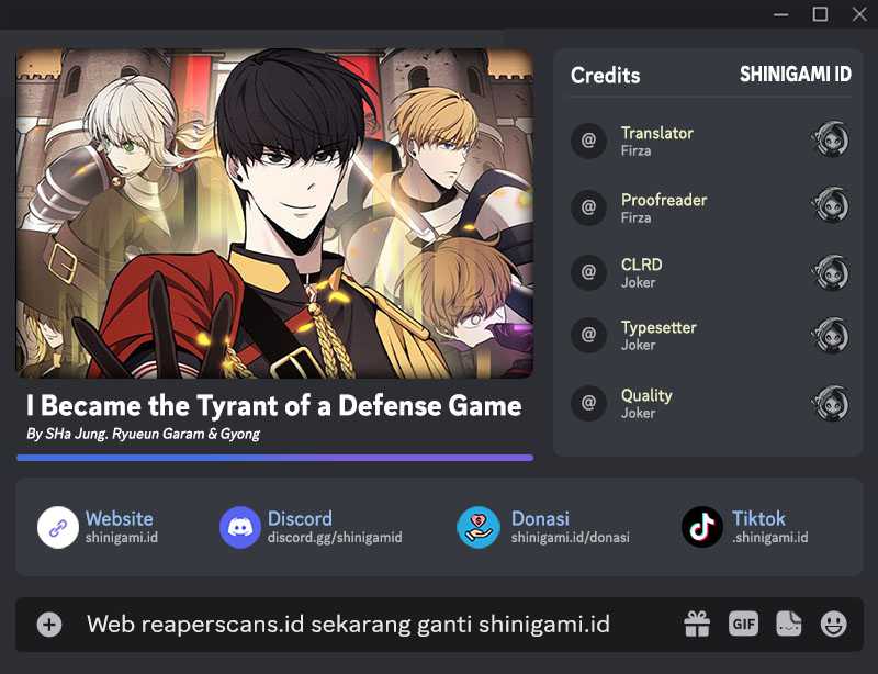 I Became The Tyrant Of A Defense Game Chapter 36 - 121