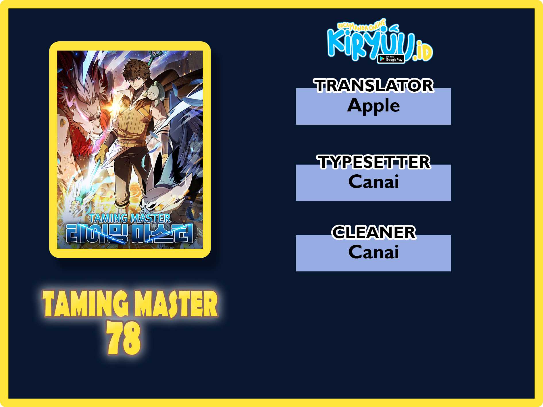 The Taming Master Chapter 78 - 97