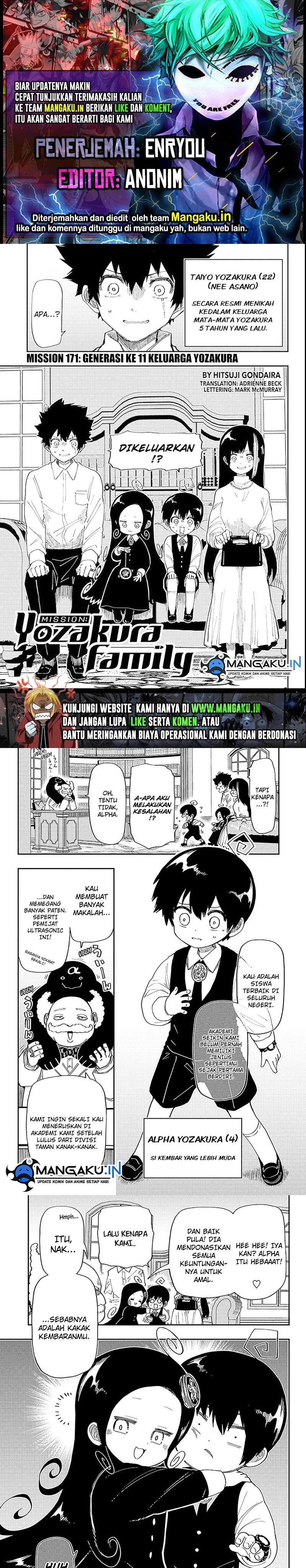 Mission: Yozakura Family Chapter 171 - 37