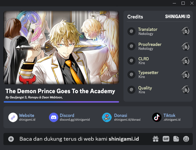 The Demon Prince Goes To The Academy Chapter 27 - 109