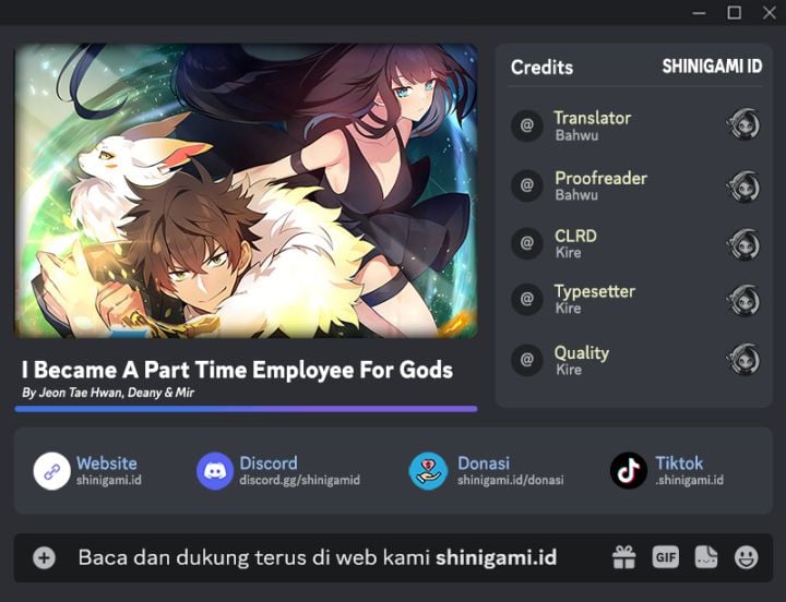 I Became A Part Time Employee For Gods Chapter 28 - 109